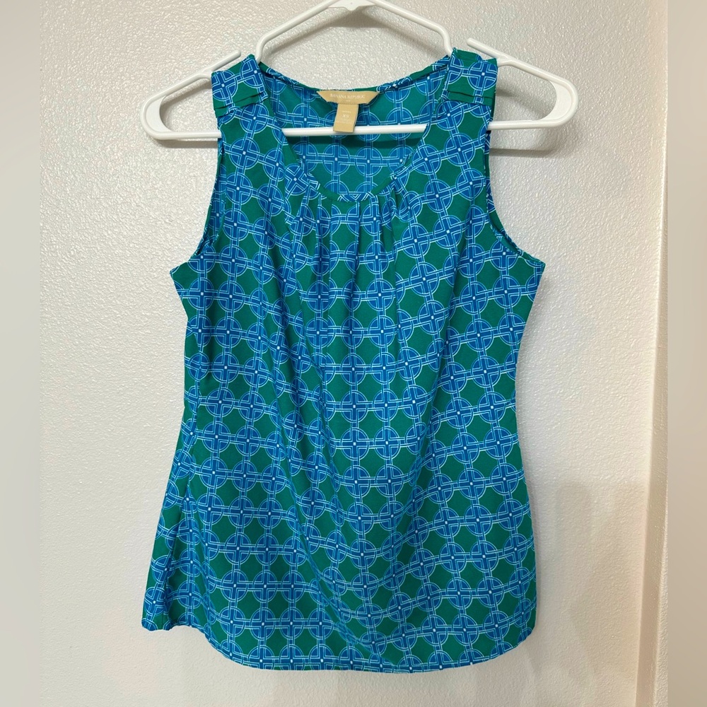 Banana Republic blue/green top